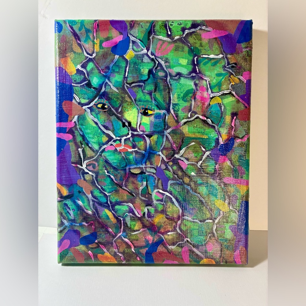 Abstract Original Painting 8”x 10”
